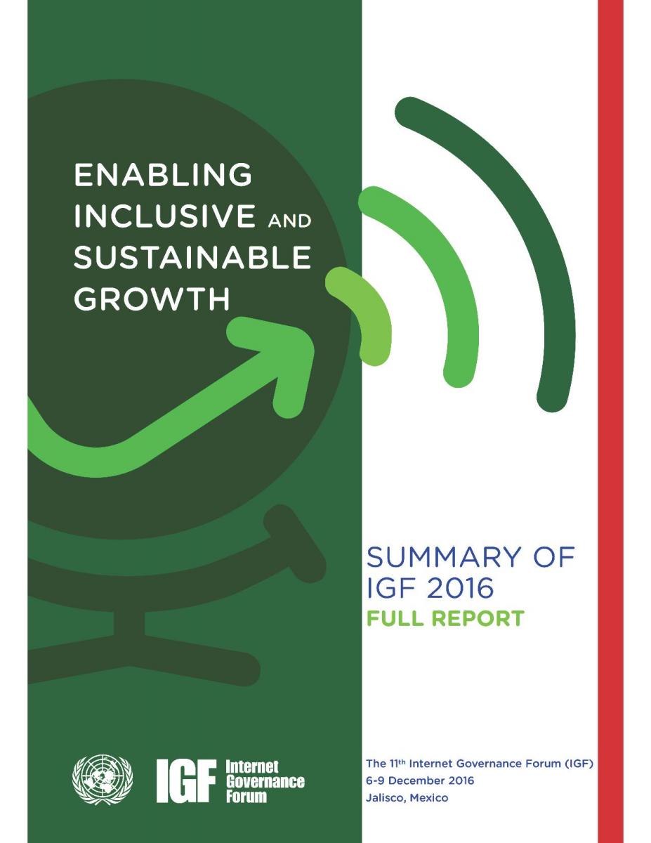 IGF 2016 Full Report Cover