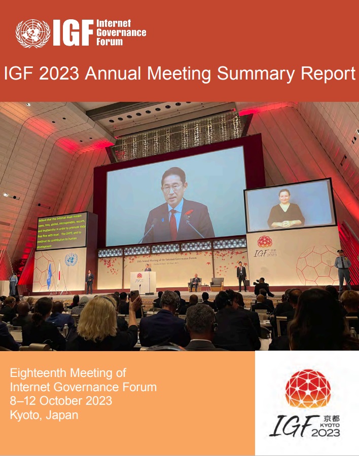 IGF 2023 Report cover