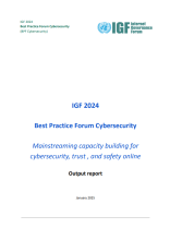 2024 BPF on Cybersecurity Report Cover Page